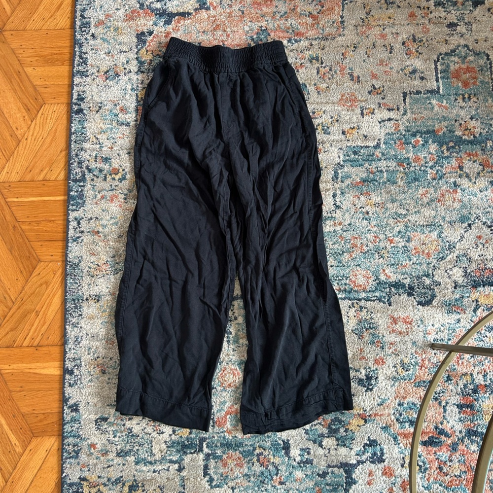 Madewell Black Wide Leg Pants